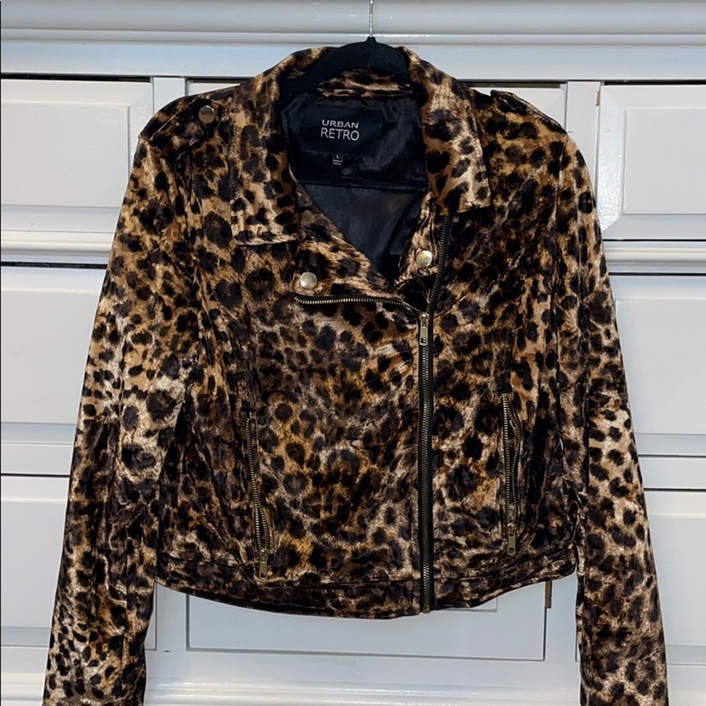 velvet cheetah jacket